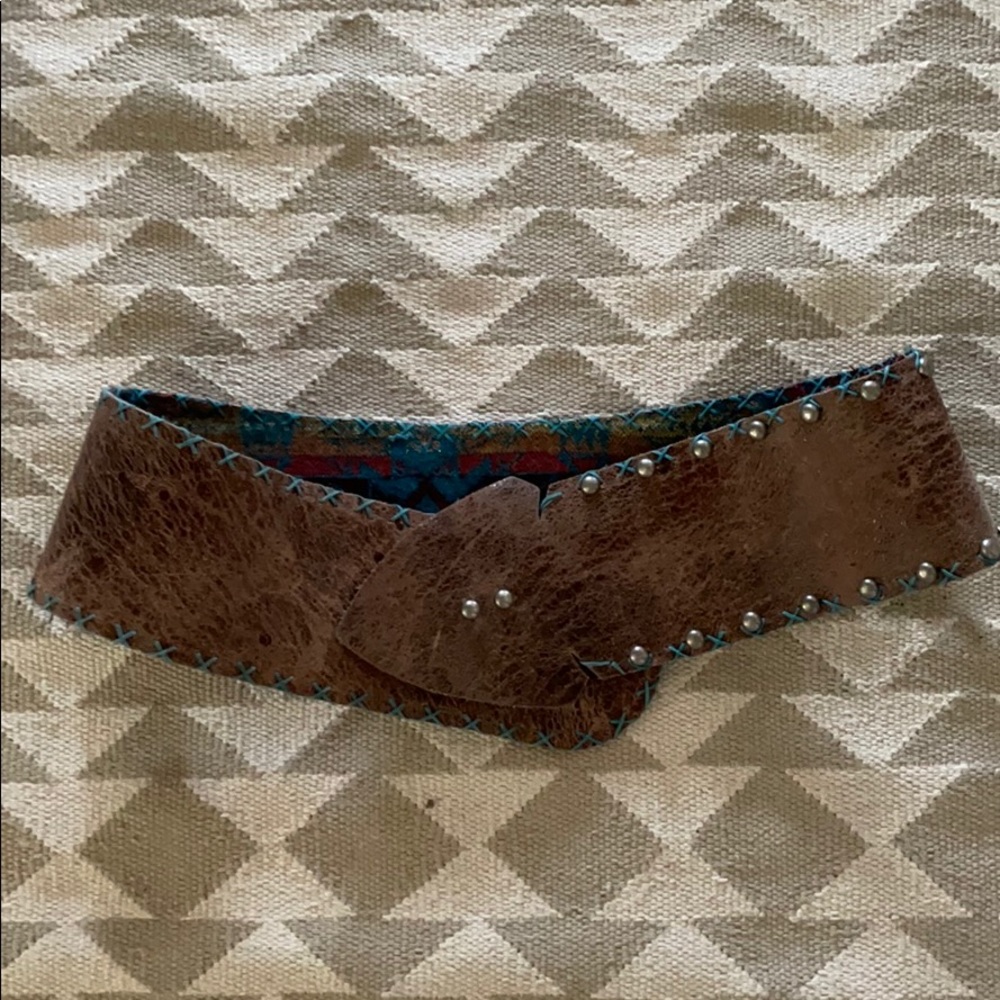 Handmade, leather belt, cowgirl western